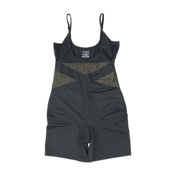 Cacique Open-Bust Thigh Shaper - BLACK - Picture 1 of 5